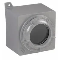 HUBBELL KILLARK Hazardous Location Enclosure: Enclosure and Lens Cover, 4 in x 6 in x 5 in, Screws (MPN GRB-275L)