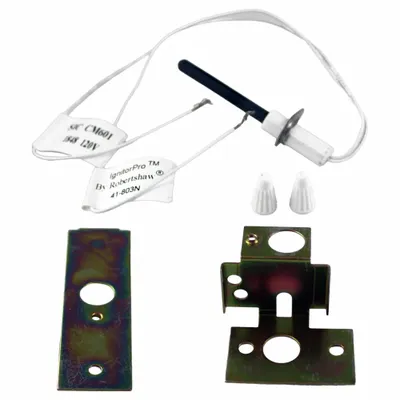 Robertshaw Hot Surface Igniter: Universal, Silicon Nitride, 15 1/2 in Lead Lg, 120V AC - Universal Hot Surface Ignitors