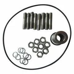 Seal kit and gasket set for straight centrifugal pumps. Includes an O-ring. Compatible with Dayton centrifugal pump model 55JJ65. Used for servicing pump seals and gaskets to maintain operation in water circulation and process fluid applications.