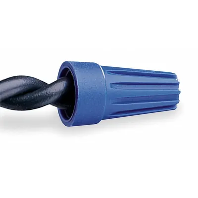 BUCHANAN Twist-On Wire Connectors: Blue, Wire Sizes 16 AWG – 14 AWG, 300 V, 500 - General Purpose Wire Connectors