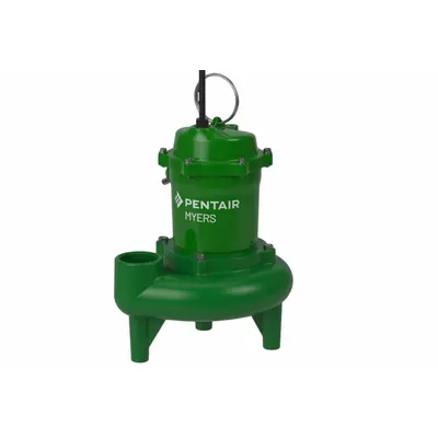 MYERS Sewage Ejector Pump: Cast Iron, Single Phase, 1/2 hp, 230V AC - General Purpose Sewage Ejector Pumps