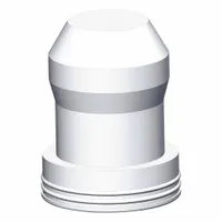 This PFA compression tube fitting from the SMC LQ1 series is designed for 1/2 in OD tubing. It is used in fluid systems requiring chemical resistance and purity, such as in semiconductor and pharmaceutical applications. The fitting meets RoHS_6 and RoHS_10 standards