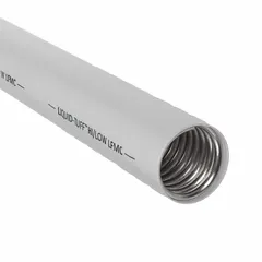 This flexible metal conduit is designed for extreme temperature environments requiring liquid-tight sealing. It features a 1-1/2 in trade size, 4-1/2 in bend radius, and 50 ft nominal length. Suitable for protecting wiring in industrial machinery, outdoor equipment, and processing plants where exposure to moisture, oils, or temperature extremes is a concern.