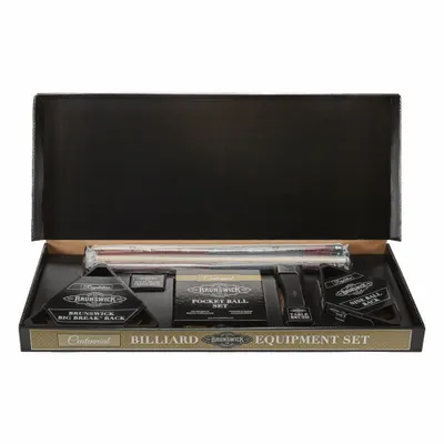 BRUNSWICK BILLIARDS Pool Table Billiard Accessory Kit - Billiard Equipment Sets & Brushes
