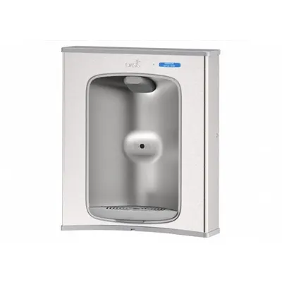 OASIS Bottle Filling Station: Sensor, 16 in Ht, 16 1/4 in Wd, Stainless Steel - Drinking Fountain Bottle Filler Addition Retrofit Kits