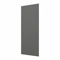 HADRIAN Screen: Stainless Steel, Powder-Coated, Slate, 48 in Ht, 24 in Wd, 1 in Thick (MPN 520124-621)