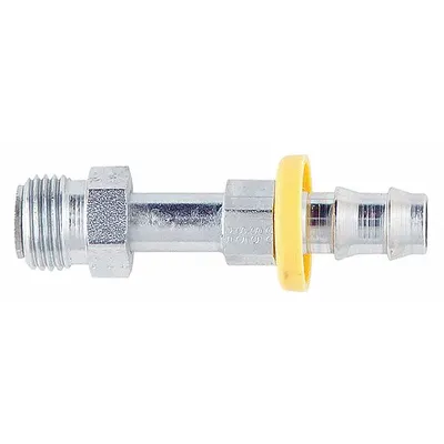 PARKER Barbed Hydraulic Hose Fitting: -4 For Hose Dash Size, For 1/4 in Hose I.D. - Steel Barbed Hydraulic Hose Fittings