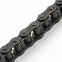 TRITAN Roller Chain: Steel, Single Strand, 28B, 13/16 in Pitch, 10 ft Overall Lg, Riveted Pin (MPN 28B-1 X 10FT)