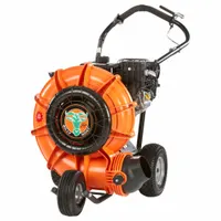 The BILLY GOAT F1402SPV is a self-propelled walk-behind blower powered by a Vanguard 4-cycle engine. It is designed for clearing leaves, debris, and light snow from large properties and commercial grounds