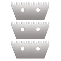 Stainless steel flat airflow shim set for use with EXAIR 1122/1122SS air guns. Includes three thick shims to adjust air volume and force for blow-off, cleaning, or drying applications