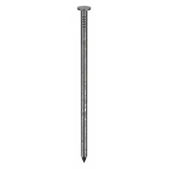 Collated framing nails for use in pneumatic nailers. 3-1/4" length, galvanized finish for corrosion resistance, flat head, smooth shank, diamond point. Pack of 4,000. Suitable for framing, sheathing, and other wood construction applications.