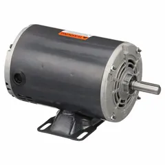 Open drip proof (ODP) enclosure for use in clean, dry environments. Rigid base mounting. 1/3 hp, 1725 RPM, 230/460V AC, 3-phase, 60 Hz. Full load current 1.2/0.60 A. Suitable for general purpose applications such as pumps, fans, conveyors, and machine tools.