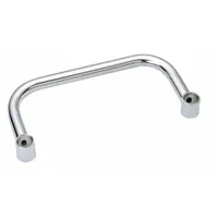 METRO Extended Handle: Super Erecta Shelving, 30 in x 7 in x 1 1/2 in, Chrome, Steel (MPN EH30NC)