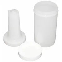 CARLISLE PourPlus Store 'N Pour Quart Container: White, Polyethylene, 13 1/8 in Overall Ht (MPN PS601NC02)