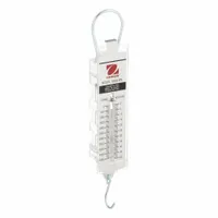 OHAUS Mechanical Hanging Scale: g, 100 g/1 N, Analog Linear, 0.22 lb Wt Capacity - Imperial (MPN 8008-MN)