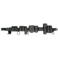 UNCLE MIKE'S Duty Belt Pouch Kit: Black, Nylon, 14 3/4 in x 6 1/2 in, For 2 in Belt Wd (MPN 89088)