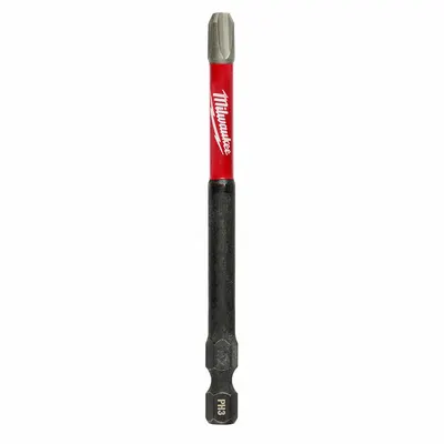 MILWAUKEE Power Bit: Power Bit, Imperial, PH3 Bit Industry Size, #3 Bit Size, Std - Impact Bits