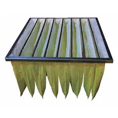Air filter for negative air machines, capturing airborne particulates in construction, remediation, and industrial environments. Nominal dimensions: 12 in depth, 18 in height, 24 in width. Compatible with manufacturer model OA2000C.