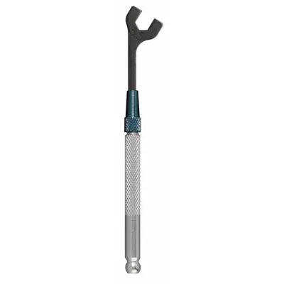 MOODY TOOL Open End Wrench: Alloy Steel, Black Oxide, 5.5 mm Head Size, 3 in Overall Lg - Metric, Single End, Open End Wrenches with Interchangeable Handle
