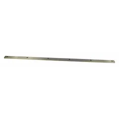 This lower blade is a replacement component for cutting or trimming equipment. It is used to maintain precise operation in industrial machinery. The blade is part of the Blades, Blade Guards & Guides category.