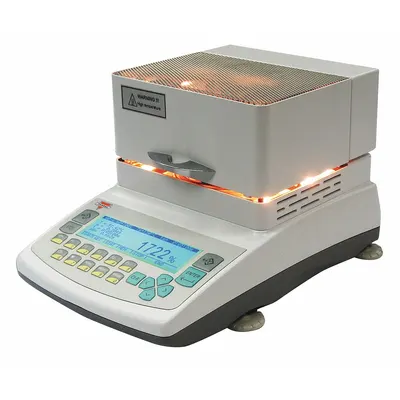 TORBAL Moisture Analyzer: 120 g Max Capacity, 0°C to 250°C, Oven, RS232/USB, LCD - Moisture Analyzers