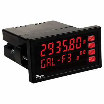 Dwyer Panel Meter: 999,999 Display Span - Max, 85 V AC – 265 V AC, 0.6 in Digit Ht - Max. - Process Digital Panel Meters