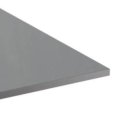 FIBERGRATE Fiberglass Sheet: 4 ft Overall Wd, 4 ft Overall Lg, 0.5 in Thick, Dark Gray - Flame Resistant Fiberglass Sheets