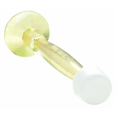 OEM Door Stop: Wall - Mounted, 4 5/8 in Lg - Standard Door Stops