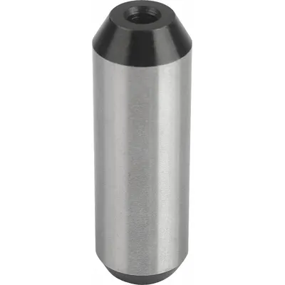 KIPP Round Locating Pin: Round, Tool Steel, 25 mm Shank Outside Dia, 49 mm Shank Lg - Extractable Round Locating Pins
