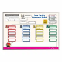 DISASTER MANAGEMENT SYSTEMS Incident Command Board: Dry Erase Caddy/Dry Erase Pens, 35 in Overall Wd (MPN DMS-05527L)