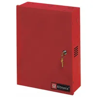 Steel enclosure designed to house two 12Ah batteries. Provides a dedicated housing solution for battery backup systems in power distribution setups