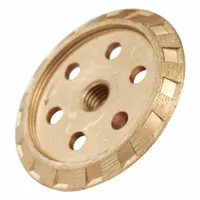 This diamond saw blade is designed for wet cutting of concrete and asphalt. It features a 4-1/2 in blade diameter and a 5/8 in arbor, intended for use with a hand grinder. Suitable for construction and renovation tasks requiring controlled dust and blade cooling
