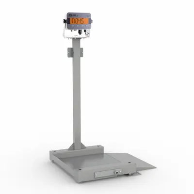 B-TEK Drum Scale: 2,500 lb Wt Capacity - Imperial, 0.5 lb Readability, Drum Scale - Drum Scales