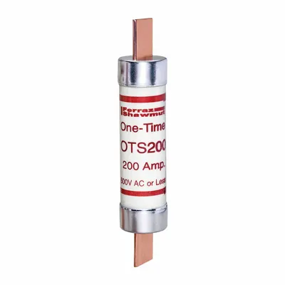 MERSEN Fuse: Class K5, OTS Series, Fast-Acting, 200 A, 600 V AC, 300 V DC - Fast-Acting Blade Fuses
