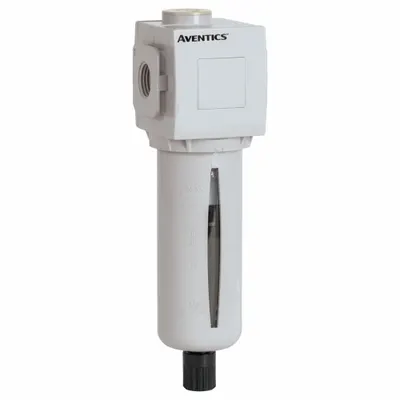 NUMATICS Part Filter: Particulate, 1/2 in NPT, 5 micron, Plastic Bowl - Numatics FRL Air Filters