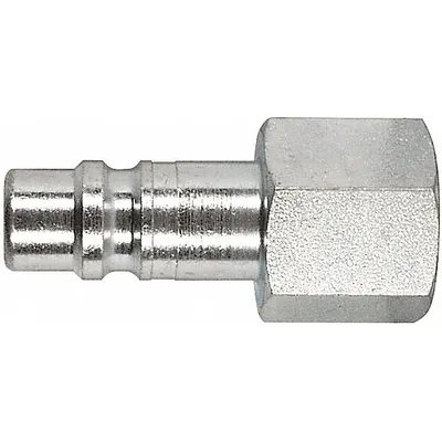 OEM Quick Connect Hose Coupling: 3/8 in Body Size - Industrial Interchange Steel Quick-Connect Air Coupling Plugs