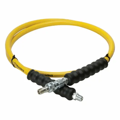 ENERPAC Hydraulic Hose: 1/4 in ID, NPTF x A630, 6 ft Lg, 1/4 in x 1/4 in Fitting Size - Enerpac H700 Abrasion-Resistant Hydraulic Hose Assemblies