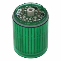 PATLITE Tower Light Module: Steady, 24V DC, Green, 30 mm Overall Dia, 35 mm Overall Ht, MP/MPS (MPN B72100182-3F1)