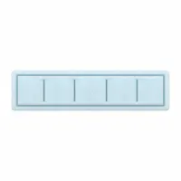 Link Air Filter: 25 in x 128 in x 1 in, 128 in Section Wd, 1 Sections, 3 Ply, MERV 8