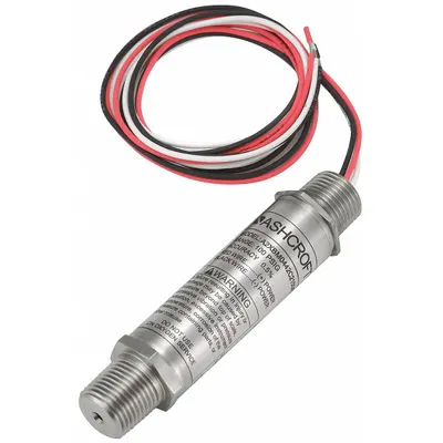 ASHCROFT Pressure Transmitter: 0 psi to 100 psi, 4 to 20mA DC, Cable & Wire Leads - Explosion-Proof with Conduit Connection & Wire Leads