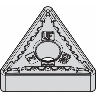 WIDIA Triangle Turning Insert: TNMG431UF - Triangle (T) Indexable Turning Inserts