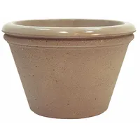 Planter Bollard: Circle, Beige, 20 in Overall Ht, Round Shape, Beige (MPN TF4307W22)
