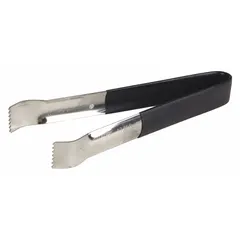 APPROVED VENDOR Pom Tongs, 6 in Overall Length, Stainless Steel, Pom Tip