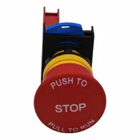 DAYTON Emergency Stop Push Button: Non-Illuminated, Mushroom Head Profile, Non-Metallic, 22 mm, 1NC (MPN GGS_116329)