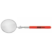 PROTO Inspection Mirror: 3 1/4 in Dia Mirror Size, Mirr. Mat. Steel, Mirr. Shp. Round (MPN J2382XL)