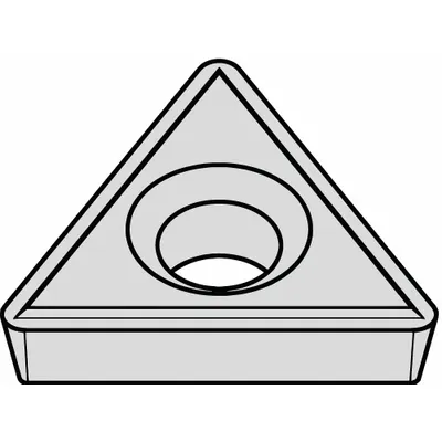 WIDIA Triangle Turning Insert: TPHH322 - Triangle (T) Indexable Turning Inserts