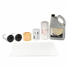 This maintenance kit is designed for servicing rotary screw air compressors at the 8000-hour interval. It includes replacement components to support compressor performance in industrial applications such as manufacturing and process industries.