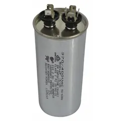 Motor replacement capacitor designed for use with manufacturer model number 4XA50. Provides voltage boost during motor startup and improves running efficiency. Suitable for applications such as fans, blowers, and pumps.
