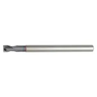WIDIA HANITA Corner Radius End Mill: Carbide, TiAlN Coated, 3 Flute, 3 mm Mill Dia, 3 mm LOC (MPN 75N203022RT)