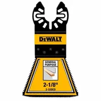 DEWALT General Purpose 3-Sided Oscillating Blade: 2 1/8 in Blade Wd, Plunge Cutting, Bi-Metal (MPN DWA4283)